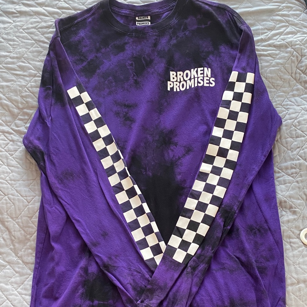 Broken Promises Purple Long Sleeve Tee